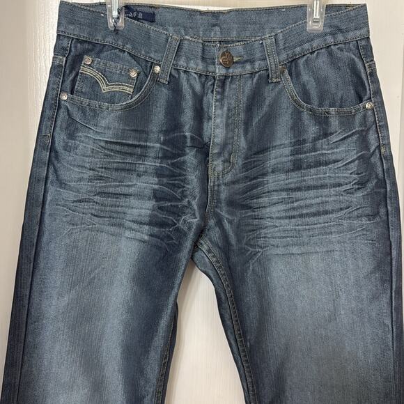 Sacred cult blue shiny jeans 32×30 - Picture 5 of 9
